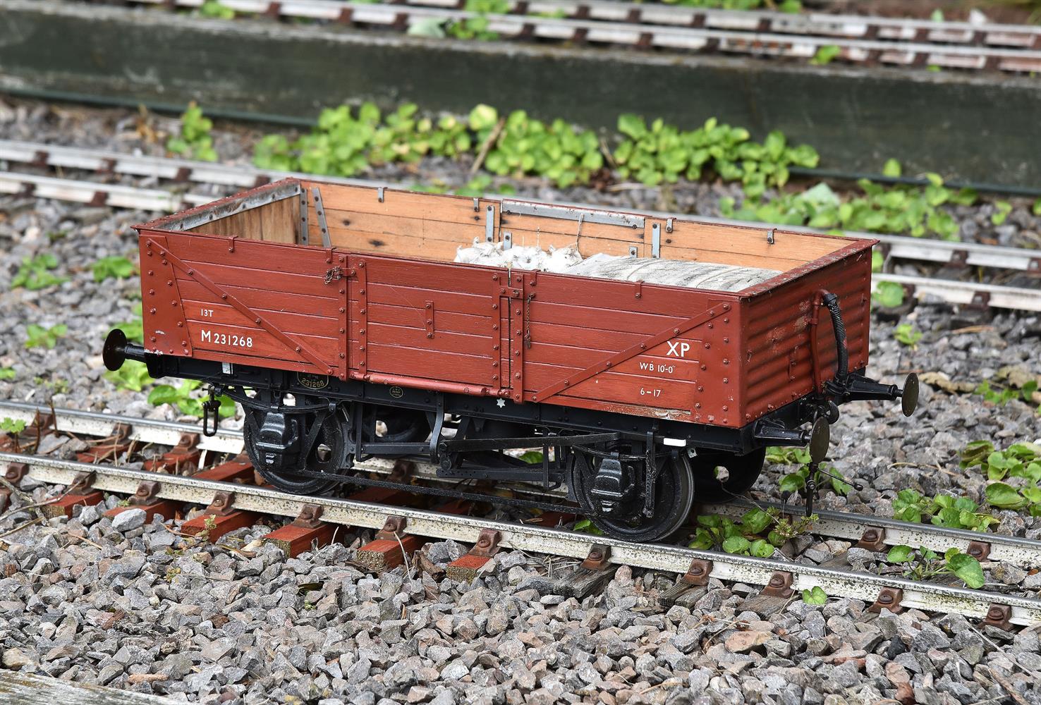 A 5 inch gauge 13 ton five plank open wagon No M231268