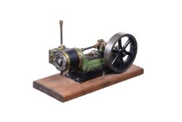 A well engineered model of a Stuart Turner No 9 horizontal live steam mill engine