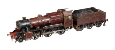 An early 3 1/2 inch gauge model of a 'Princess Marina' 2-6-0 tender locomotive