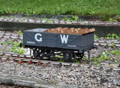 A well built 5 inch gauge 10 ton Great Western Railway planked wagon No 98204