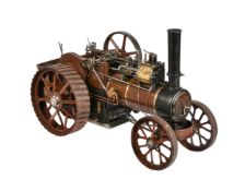 A well engineered 2 inch scale model of a Clayton and Shuttleworth agricultural traction engine