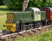 A 5 inch gauge diesel 'Teddy Bear' locomotive