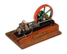 A well engineered model of a Stuart Turner 'Victoria' live steam horizontal mill engine