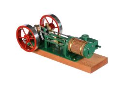 A well-engineered model of a horizontal steam mill engine