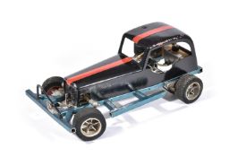 Two Mardave 1:8 scale RC nitro stock cars