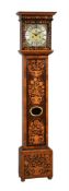 A WILLIAM III WALNUT AND FLORAL MARQUETRY EIGHT-DAY LONGCASE CLOCK