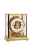 A SWISS GILT BRASS ‘ATMOS’ MANTEL TIMEPIECE