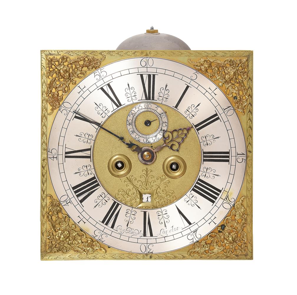 A WALNUT AND FLORAL MARQUETRY EIGHT-DAY LONGCASE CLOCK - Image 2 of 4