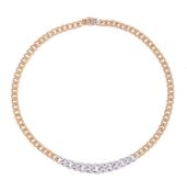 PIAGET, A DIAMOND AND GOLD COLOURED NECKLACE