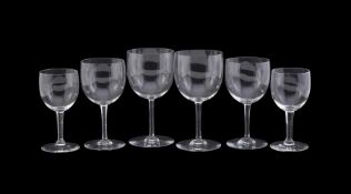 BACCARAT, A MODERN GLASS PART TABLE SERVICE