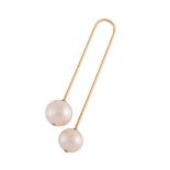 IBU, A FRENCH GOLD COLOURED SIMULATED PEARL ACCESSORY PIN