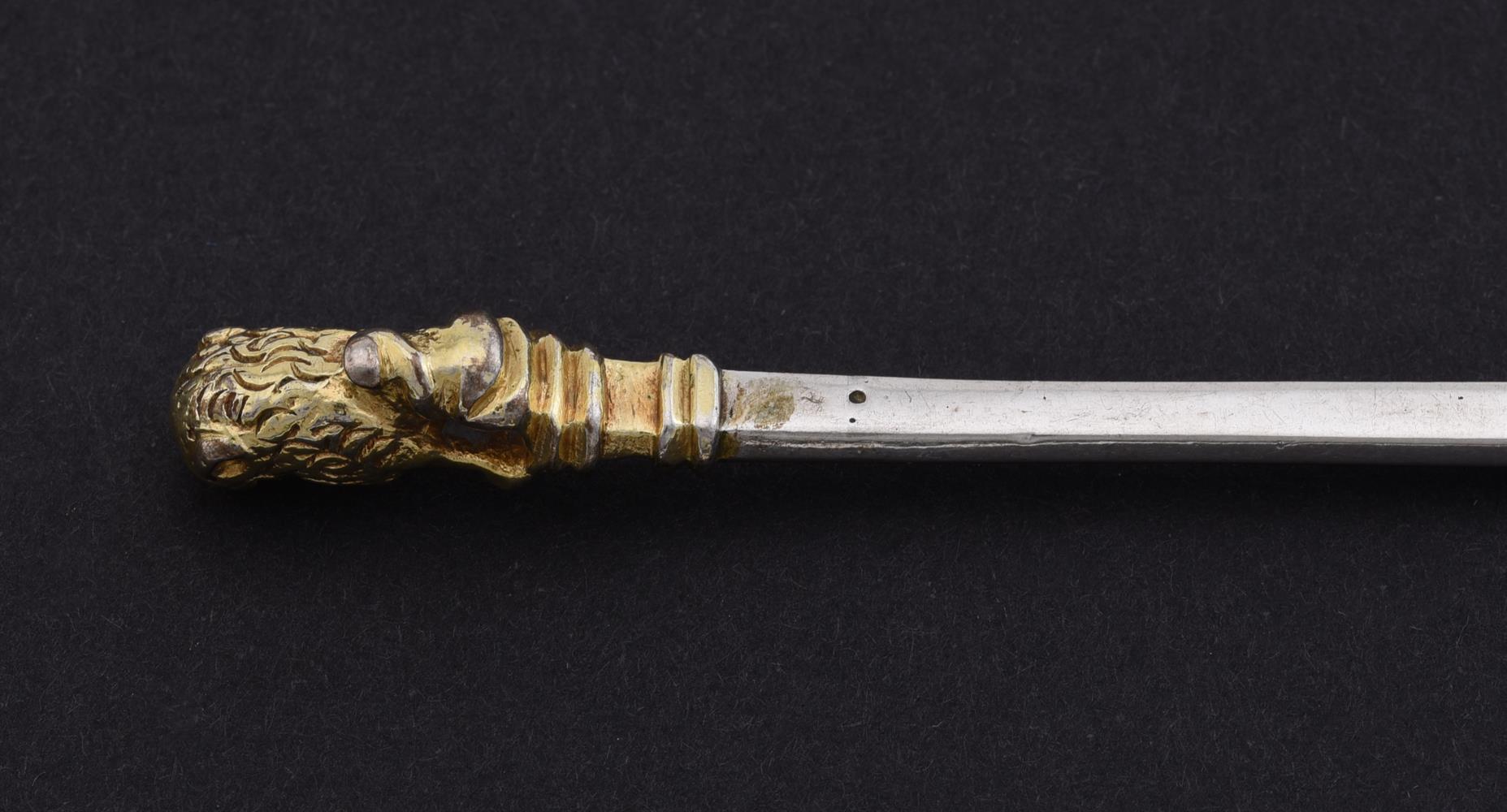 A JAMES I WEST COUNTRY SILVER LION SEJANT SPOON, PROBABLY JOHN QUICK - Image 6 of 7