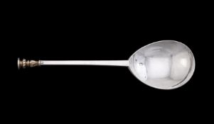 A MID 17TH CENTURY WESSEX SILVER SEAL TOP SPOON, POSSIBLY SHERBOURNE