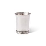 A WILLIAM III WEST COUNTRY SILVER BEAKER, JOHN ELSTON