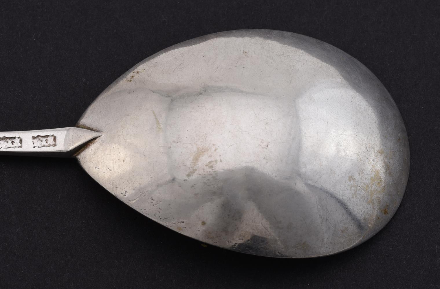 A JAMES I WEST COUNTRY SILVER LION SEJANT SPOON, PROBABLY JOHN QUICK - Image 4 of 7