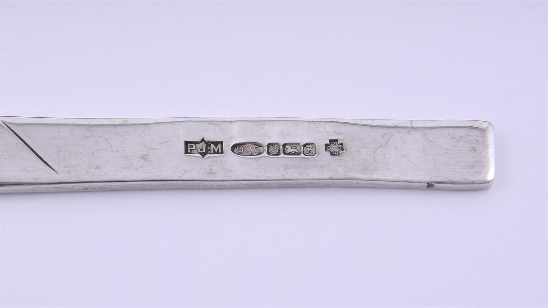 A SILVER SERVING SCOOP, MAKER'S MARK CWC (NOT TRACED) - Image 2 of 2