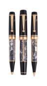 MONTBLANC, WRITERS EDITION, ALEXANDRE DUMAS, A LIMITED EDITION THREE PIECE SET
