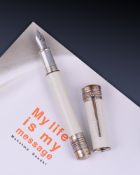 MONTBLANC, GREAT CHARACTERS SERIES 3000, MAHATMA GANDHI, A LIMITED EDITION FOUNTAIN PEN