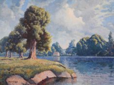 λ Walter Steggles (British 1908-1997), The Thames near Cookham