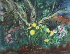 λ John Piper (British 1903-1992), Trees and flowers