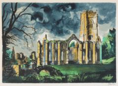 λ John Piper (British 1903-1992), Fountains Abbey