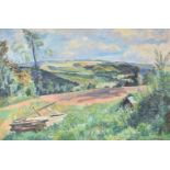 λ Gilbert Spencer (British 1892-1979), Summer landscape