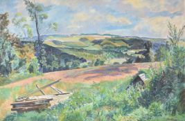λ Gilbert Spencer (British 1892-1979), Summer landscape