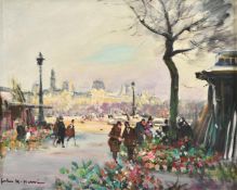 λ Jules Rene Herve (French 1887-1981), La Fleuriste