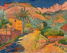 λ Frederick Gore (British 1913-2009), Mountain Landscape, Mallorca, no. 2