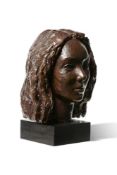 λ† Frank Dobson (British 1886-1963), Elsie Queen Myers (Child's Head), Bronze