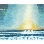 λ John Houston (Scottish 1922-2020), Sea and Evening Sky, Arisaig, 2004