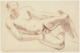 λ† Frank Dobson (British 1886-1963), Reclining male nude