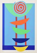 λ Terry Frost (British 1915-2003), Orange, Green and Blue Rhythm (Kemp 234)