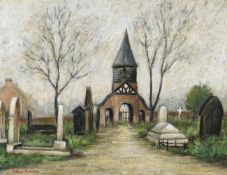 λ Arthur Delaney (British 1927-1987), The Old Cemetery at Charltonville