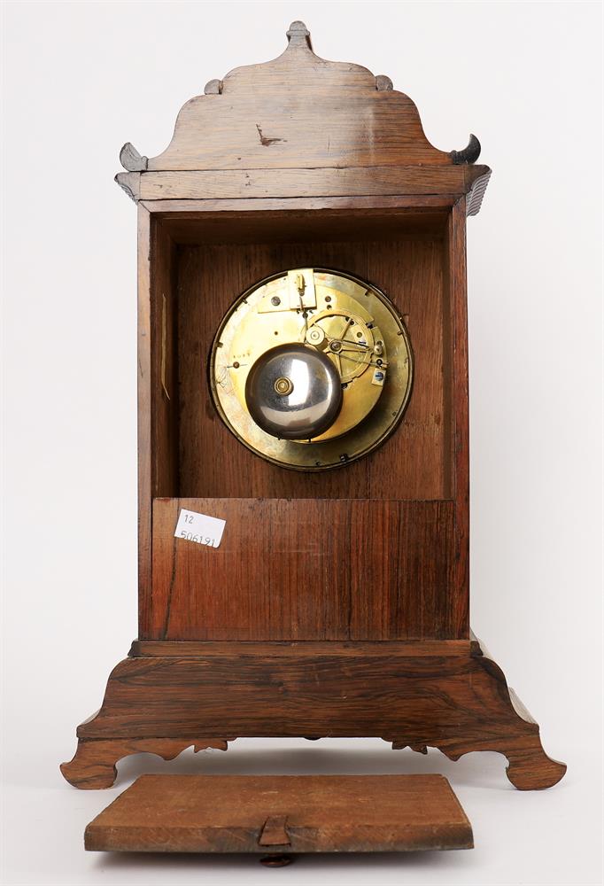 Y A Louis Philippe rosewood, cut brass and ivory inlaid striking mantel clock - Image 2 of 3