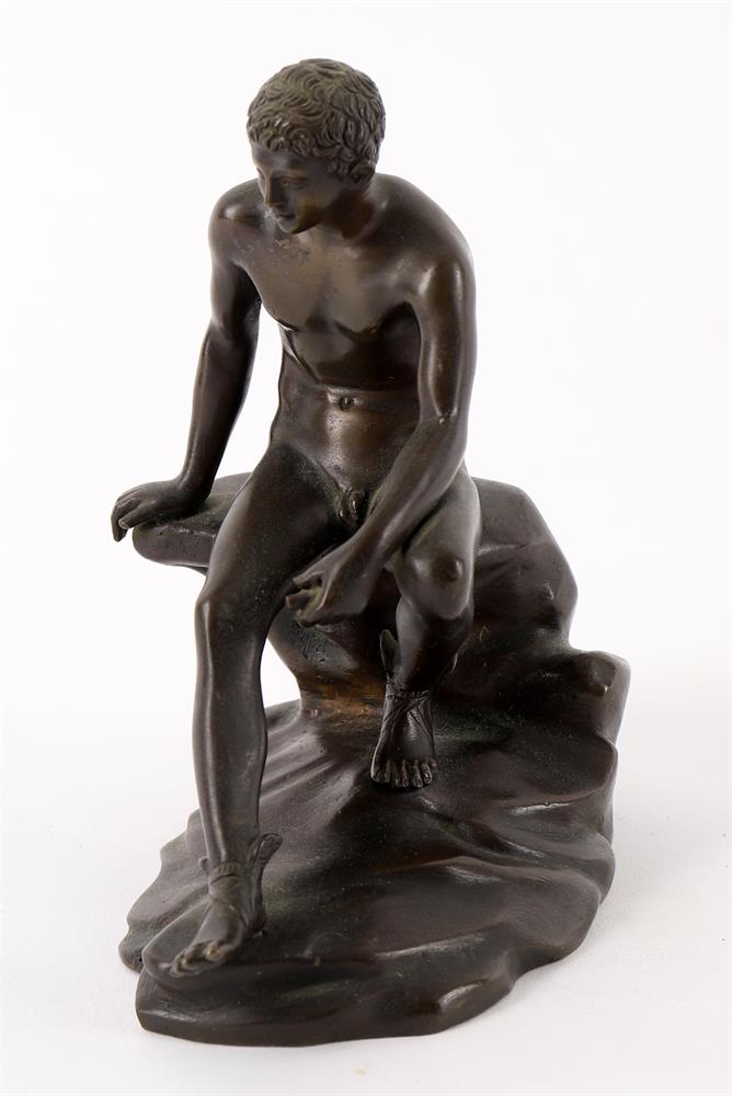 A 19th century bronze model of the seated Mercury - Image 3 of 3