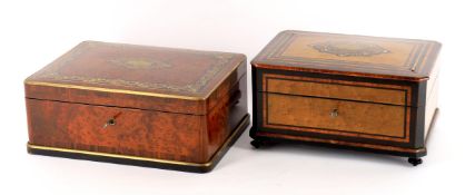 Y Two Napoleon III boxes