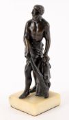 An Italian bronze figure of Hercules