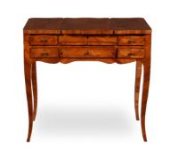 Y A tulipwood dressing table in Louis XV/XVI transitional style