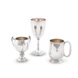 Silver to include a Victorian goblet