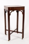 A mahogany urn stand, 18th century and later