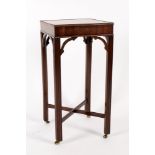 A mahogany urn stand, 18th century and later