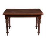 A Manchester Sheffield & Lincoln Railway mahogany table