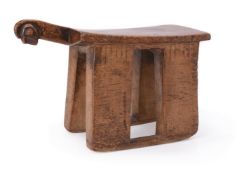A Lobi zoomorphic stool