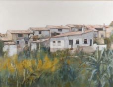 λ Francisco Sillue (Spanish 1936), 'Houses in a landscape'