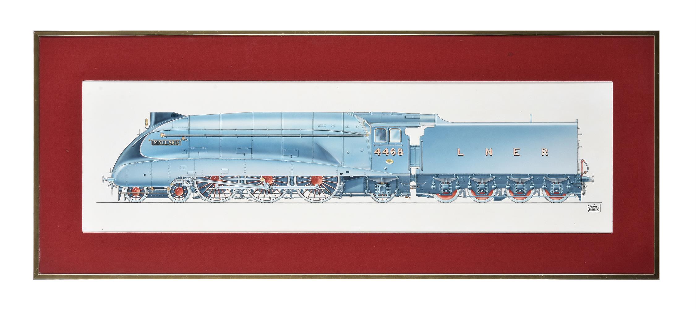 λ Geoffrey Wheeler (1929-1995), LNER 4468 Mallard