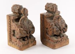 A pair of Indian capitals