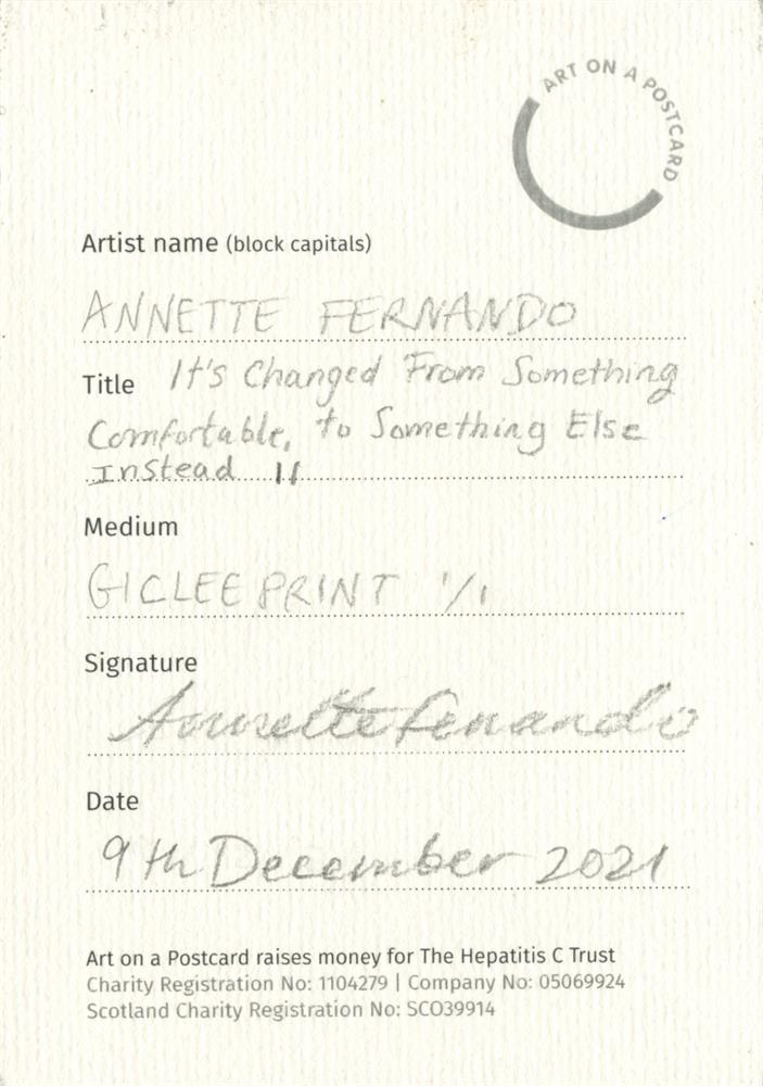 Annette Fernando, It's Changed From Something Comfortable to Something Else Instead I - Image 2 of 3