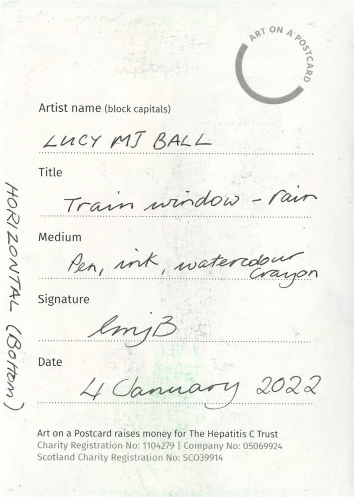 Lucy MJ Ball, Train Window - Rain - Image 2 of 3
