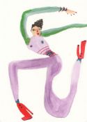 Isabelle Hayman, Purple Jumpsuit